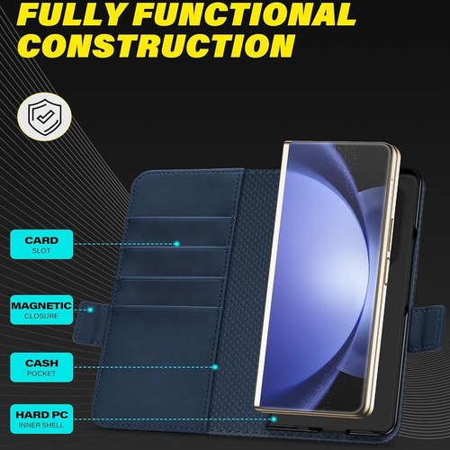 Klapp Tasche für Samsung Galaxy Z FOLD 6 RFID Schutzhülle Wallet Cover Book Case - Bild 4 von 7