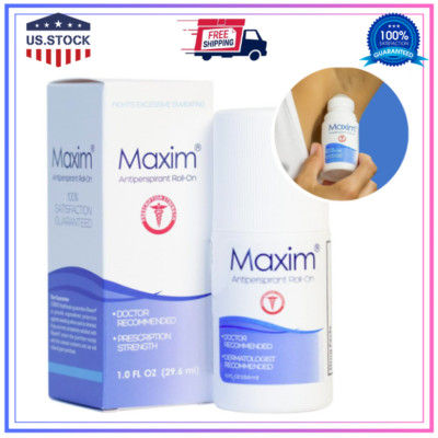 Maxim� Clinical Strength Antiperspirant for hyperhidrosis Excessive Sweating ...