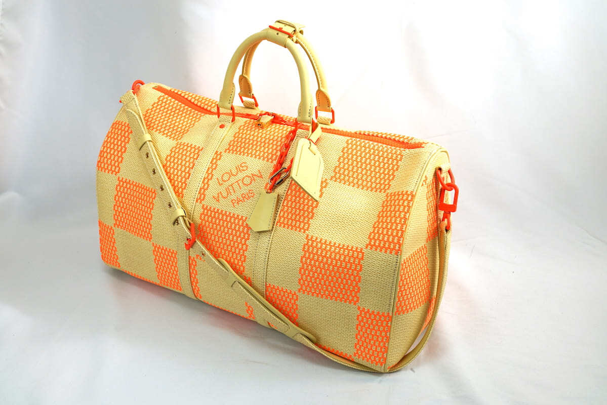 LOUIS VUITTON イエローボストンバッグ 保存袋付き ルイヴィトン/ボストンバッグ/サザンクロス/イエロー/キャンバス