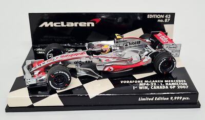 Minichamps 1/43 Vodafone Mclaren Mercedes MP4-22 F1 Lewis Hamilton
