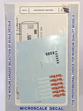 Microscale Decal N Scale 60-413 Tank Train 50' Tank Cars NIP