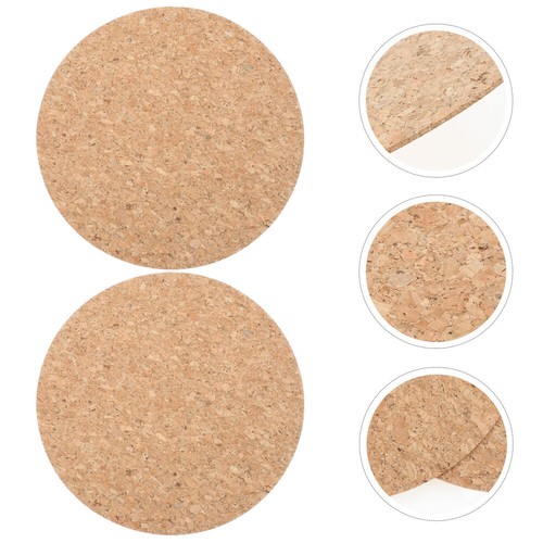 2 Pcs Cork Mouse Pad Office Palm Rest Enhanced Gaming Pads