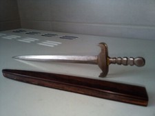 Magnifique coupe papier vintage mini épée rétro ancien antique collection