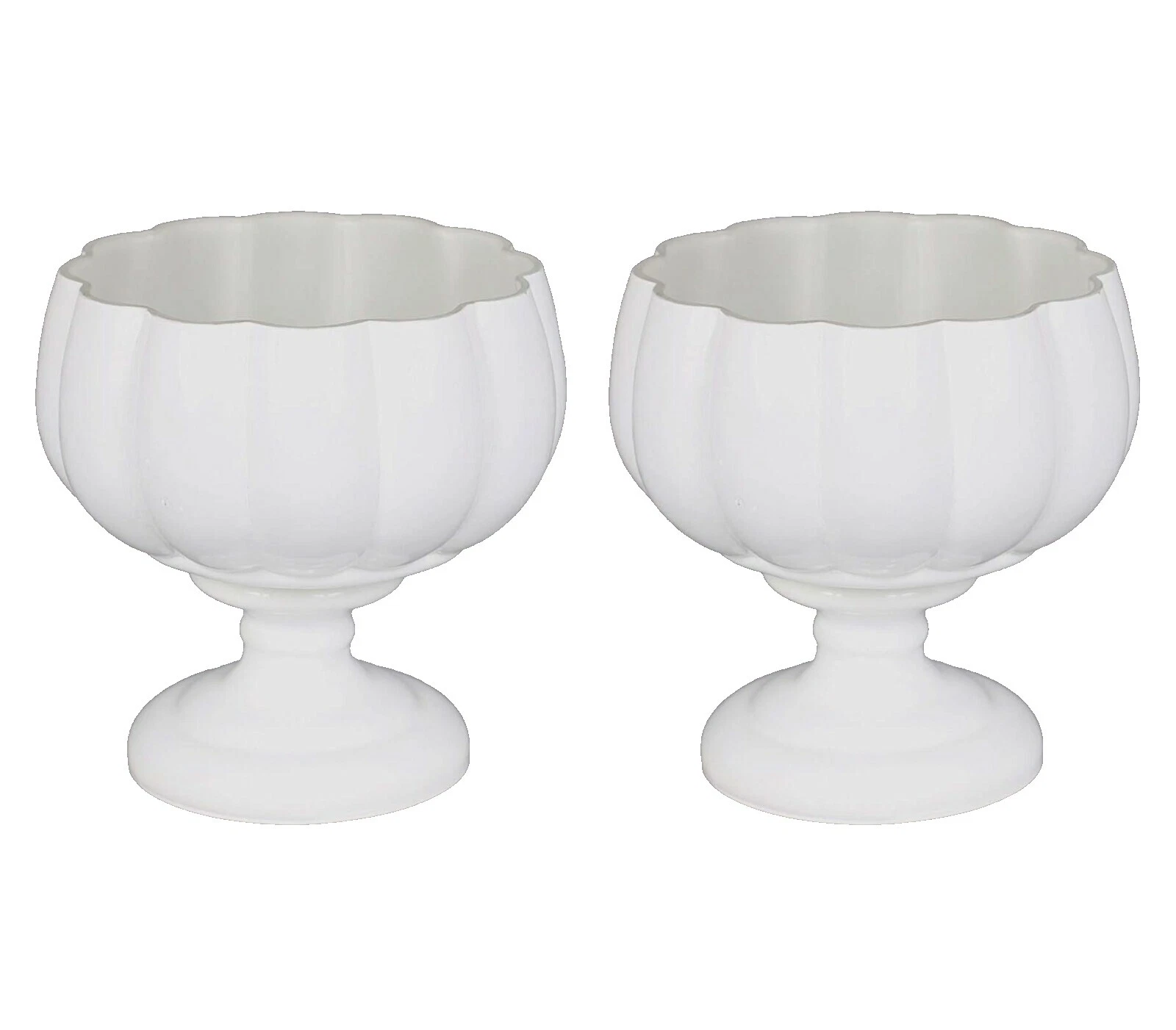 Floreros de cristal blanco Boda Decoración