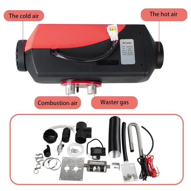 12V 5000W Air Diesel Heater Fuel 5KW For Vehicle Truck Bus Boat Car 12L