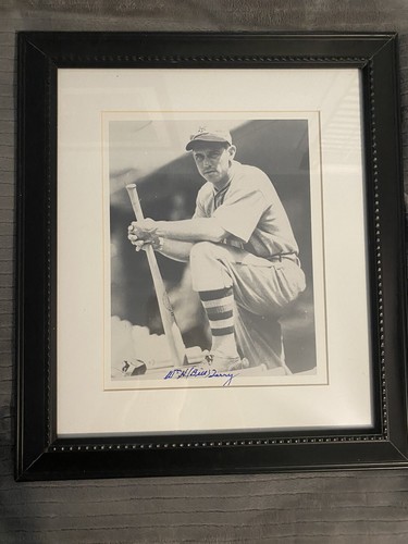 Bill Terry Signed Autographed 8x10 Photo Framed Matted New York Giants COA