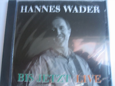 HANNES WADER - BIS JETZT LIVE  - CD - NEU - NUR OHNE FOLIE!