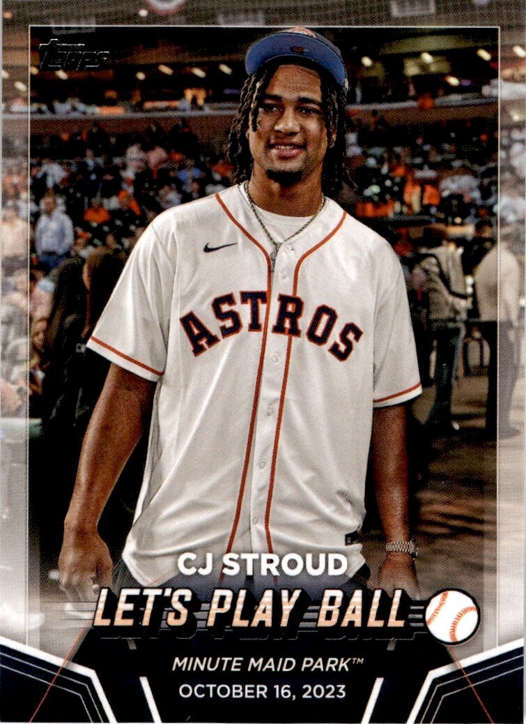 2024 Topps Series 2 Baseball CJ STROUD LET’S PLAY BALL #PB-1 SP HOUSTON ASTROS
