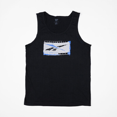 Reebok Men Graphic Tank Black Size L