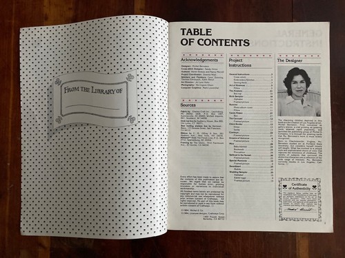 RARE Vintage Michel & Company Cross Stitch Pattern Booklet 1984 Michel Bernstein - Picture 2 of 12