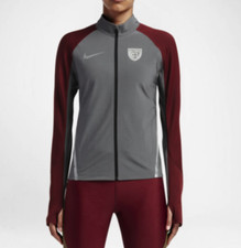 Women's Nike NikeLab Gyakusou Stadium Jacket Silver Red 856252 006 Sz S