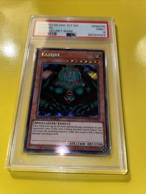 YuGiOh KAZEJIN #SGX2-END08🔥PSA 9 MINT🔥1st EDITION-2022 SECRET