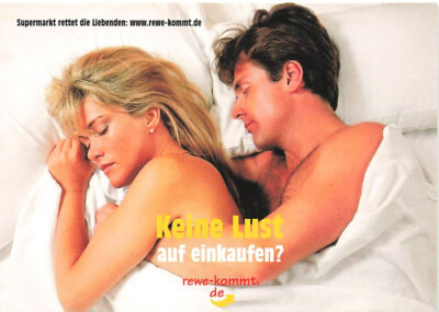 old postcard no desire... Rewe comes advertising card unused postcard mb4821bd