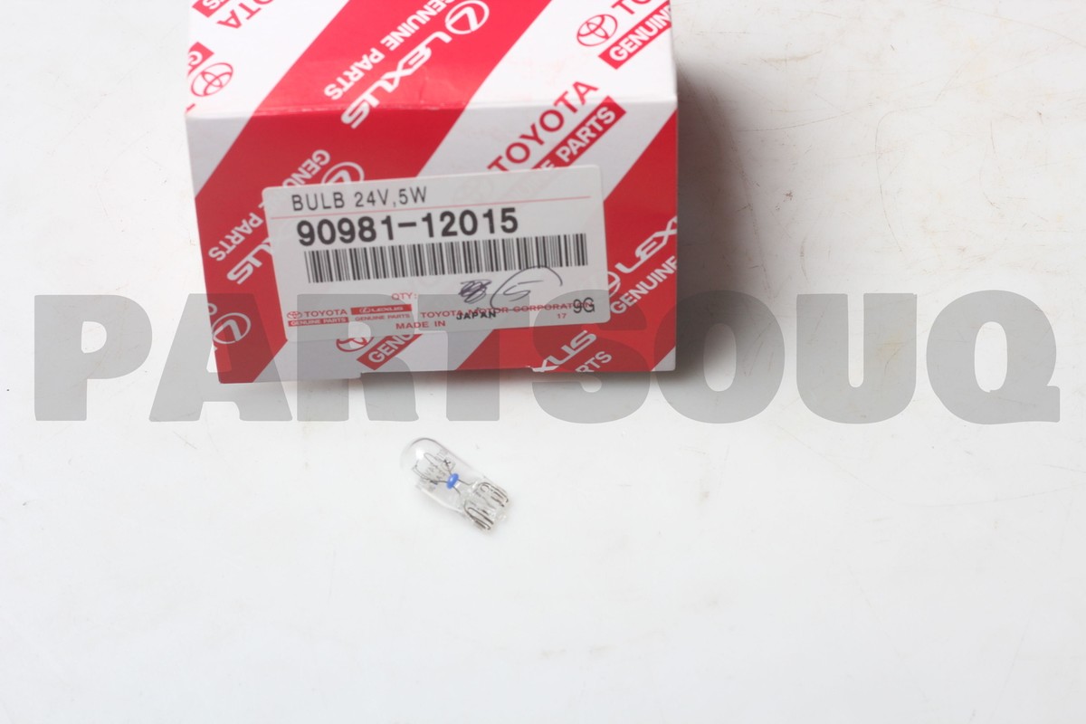 9098112015 Genuine Toyota BULB (FOR FRONT TURN SIGNAL LAMP) 90981