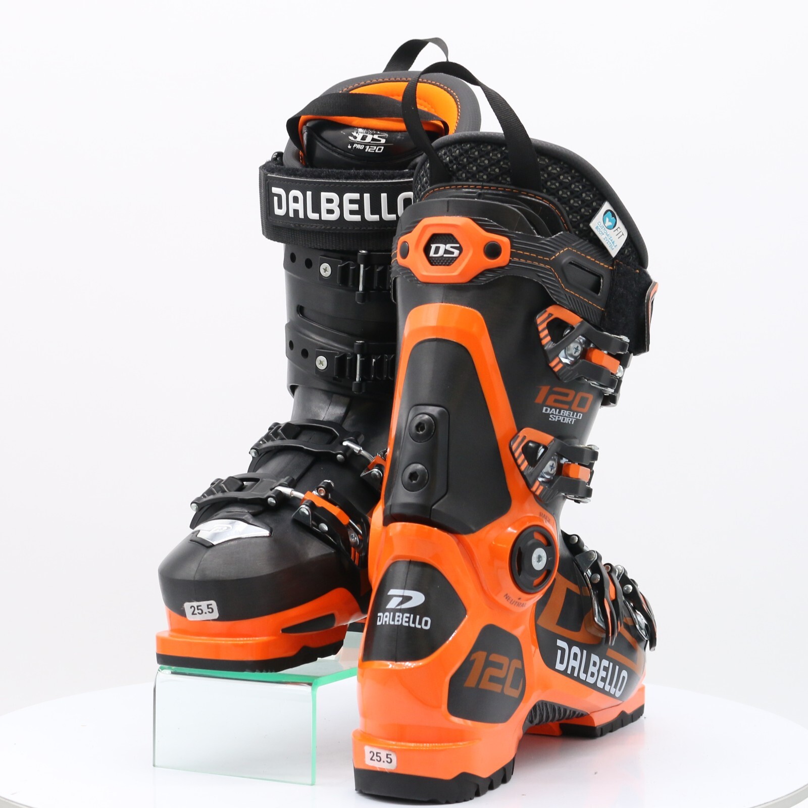 DALBELLO DS 120 BLACK ORANGE MENS SKI BOOTS MONDO 26/26.5 RRP £385 JS eBay
