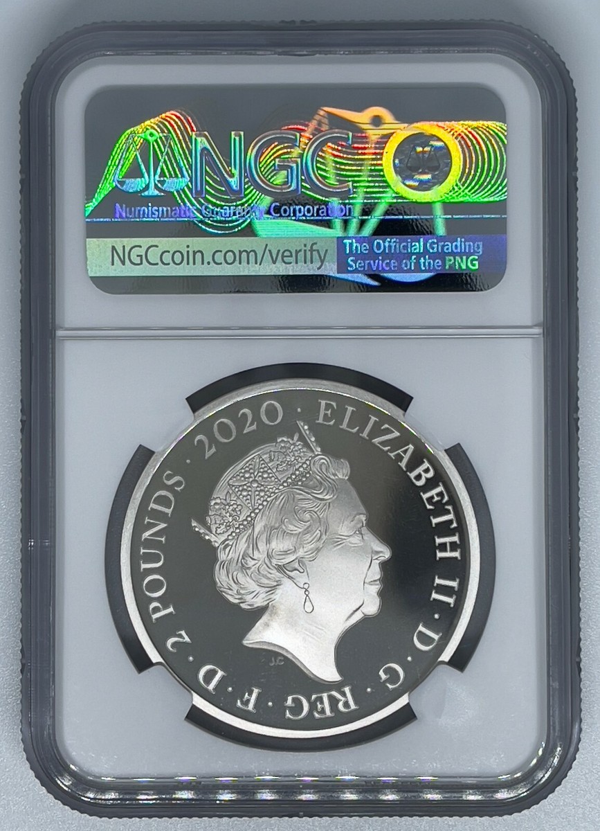 2020 2PD GREAT BRITAIN 1OZ SILVER PROOF DAVID BOWIE NGC PF69 UCAM
