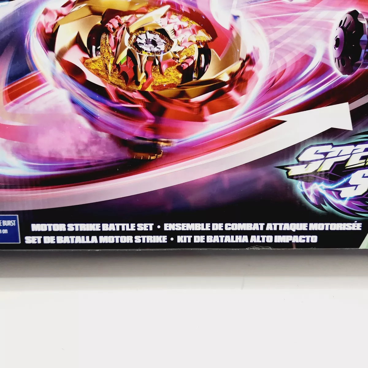 lançador kit completo de batalha alto impacto beyblade burst surge