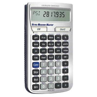 CALCULATED INDUSTRIES 8025 Conversion Calculator,3'' W,5.7'' H 1JYX8
