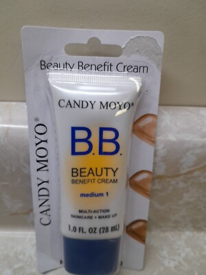 Candy Moyo Beauty Benefit Cream, Color Medium Multi-Action,Skincare Plus Makeup
