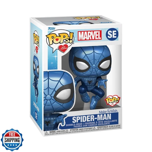 Funko Pop! Marvel: Make A Wish - Spider-Man (Metallic)
