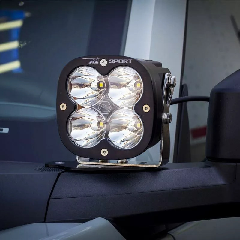 Baja Designs 2021+ Ford Bronco A Piller Light Kit XL Sport Spot w/Upfitter