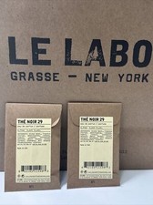 Lot of 2 Le Labo The Noir 29 Eau de Parfum Spray Vial .75ml Each Total 1.5ml 
