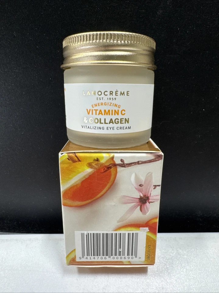 Новый Lanocreme витамин С коллаген оживляющий крем для глаз от морщин - 1 унц - срок годности, 09/13/27+ - Изображение 2 из 4