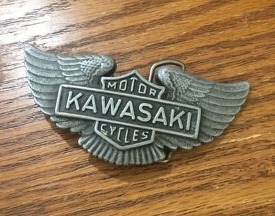 kawasaki belt buckle