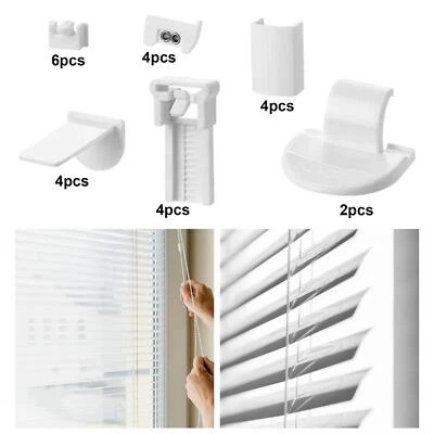 36X Pleated Blind Bracket Kits Roller Curtain Window Shade Clamp