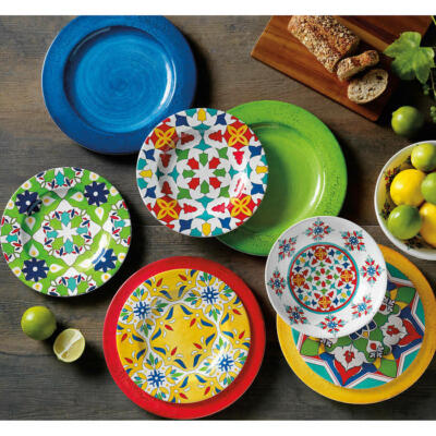 Turkish Tile Melamine 12-piece Dinnerware Set | eBay