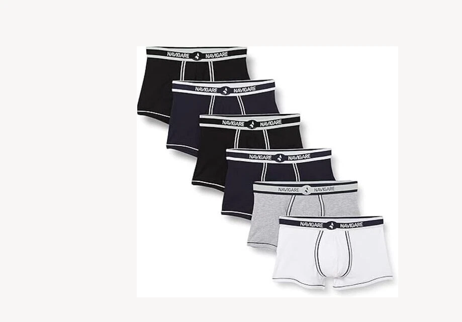 6 boxer navigare 312 in cotone elasticizzato assortiti - Immagine 1 di 1