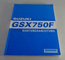 Workshop Manual / Maintenance Manual Suzuki GSX 750 F Stand 01/1998