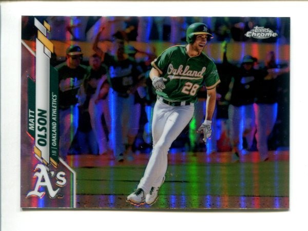 2020 Topps Chrome Refractor #183 - Matt Olson ⚾