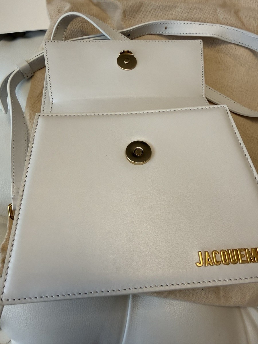 Jacquemus Le Chiquito Moyen Top-Handle Bag White Medium Size | eBay