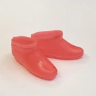 Vintage Mod Era Barbie Francie Doll PINK Squishy Booties Shoes Japan - A33