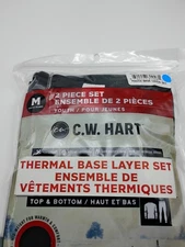 CW Hart Thermal Base Layer Set Top and Bottom Youth M Wicking Performance