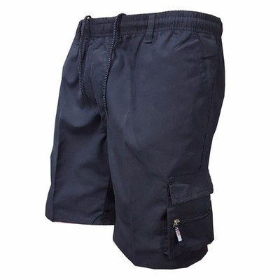 Mens Cargo Shorts Multi-Pocket Utility Outdoor Hiking Work Summer Casual Pants