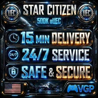 Star Citizen aUEC   500K    Version 4.8.1 LIVE | SC aUEC  100% Positive FB