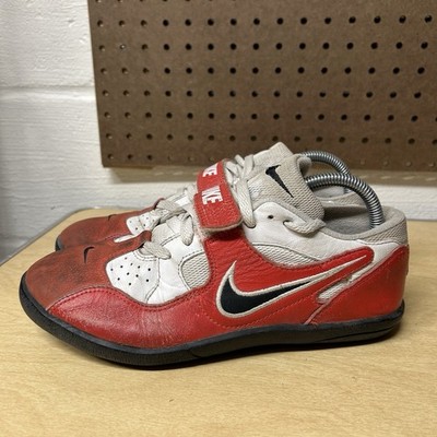 Nike Bowerman Red Throwing Discus Track Shoes 107015 Size 8 