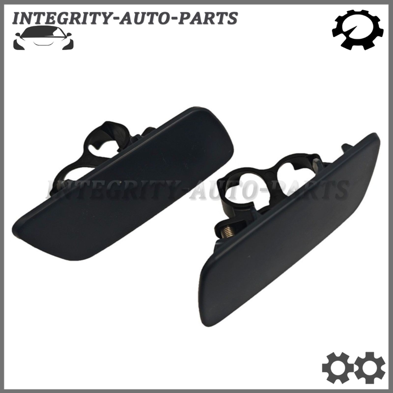 2x Headlamp Washer Cover Cap Front Driver Passenger Side For 10-18 Rolls Royce