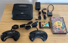 Sega Genesis Model 2 Console (MK-1631) w/ 2 Controllers & 2 Games *TESTED* NICE!