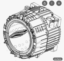 Lg Washer Drum Assembly AJQ74873911/AJQ748739...