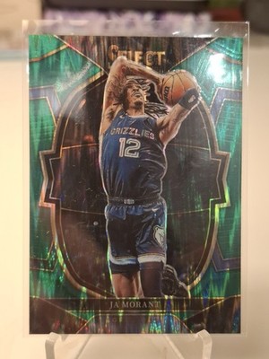 2022 Panini Select #58 Ja Morant Green Shock