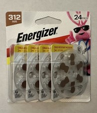 Energizer Battery Size 312, 24 Pack. Good For Hearing Aids