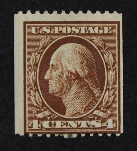 CKStamps: US Stamps Collection Scott#350 4c Washington Mint H OG Gum Disturb