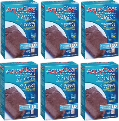 (6 Pack) Aquaclear 110 Activated Carbon Insert