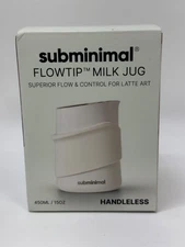Subminimal FlowTip Milk Jug Handleless White 450ml