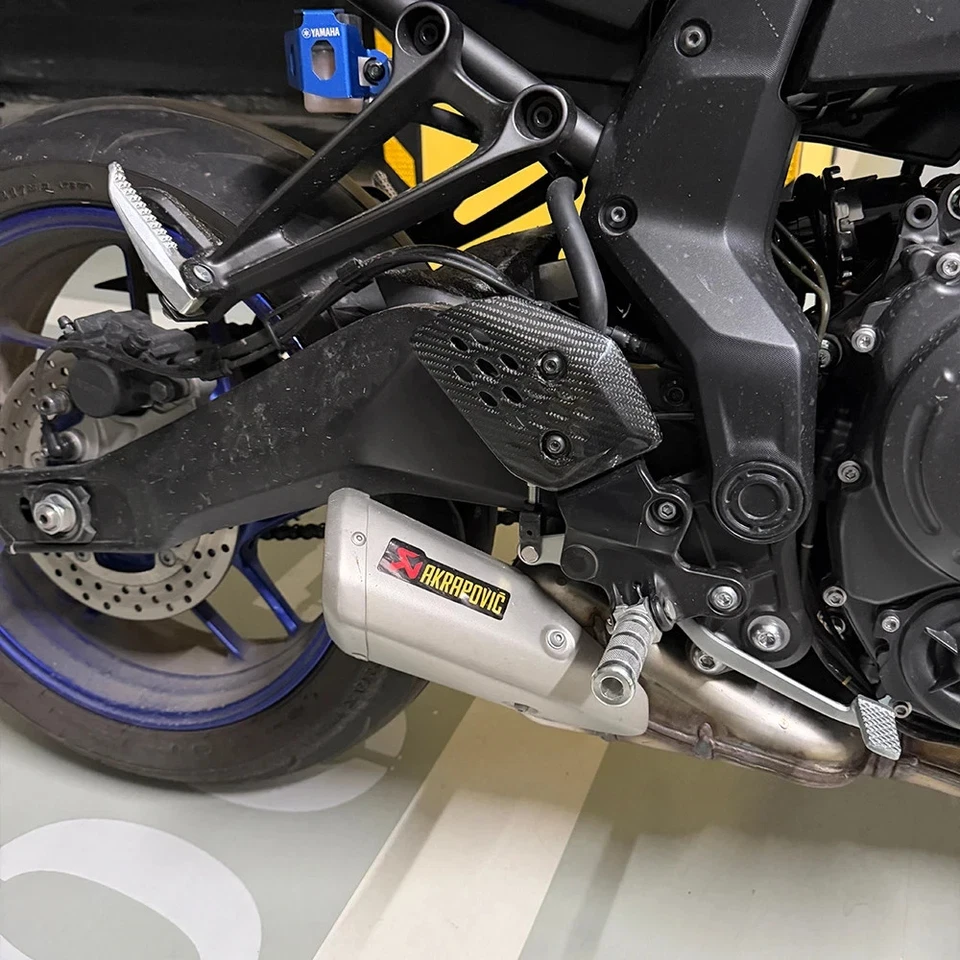 for Yamaha MT-07 2025+ mt 07 2025+100% Carbon Fiber Pedal Protection Board Pedal - Image 2 of 4