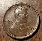 LQQK!-1921 P 1CENT LINCOLN WHEAT-GOOD/VG CONDITION-NOT A STOCK PHOTO-LQQK!