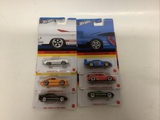 Hot Wheels Porsche Complete Set Of 6 (See Description) In Protectors